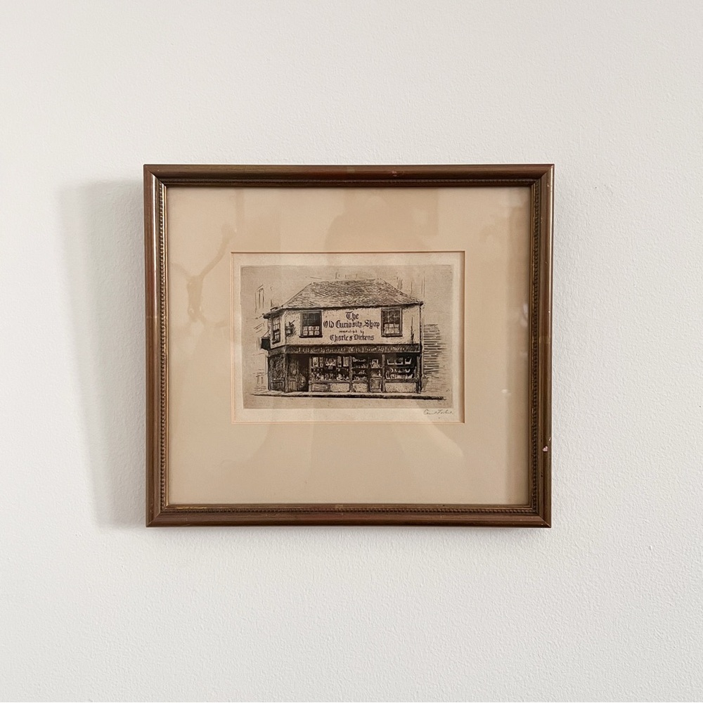 “The Old Curiousity Shop” Framed Print